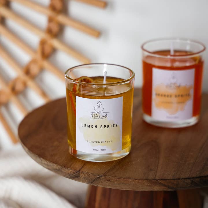 Niki Candle - Wholesale Jar/Filled Candle - Lemon Spritz4