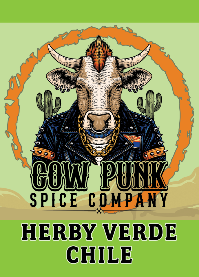 Cow Punk Spice Company - Wholesale Dried Spice Mix - Herby Verde Chile1