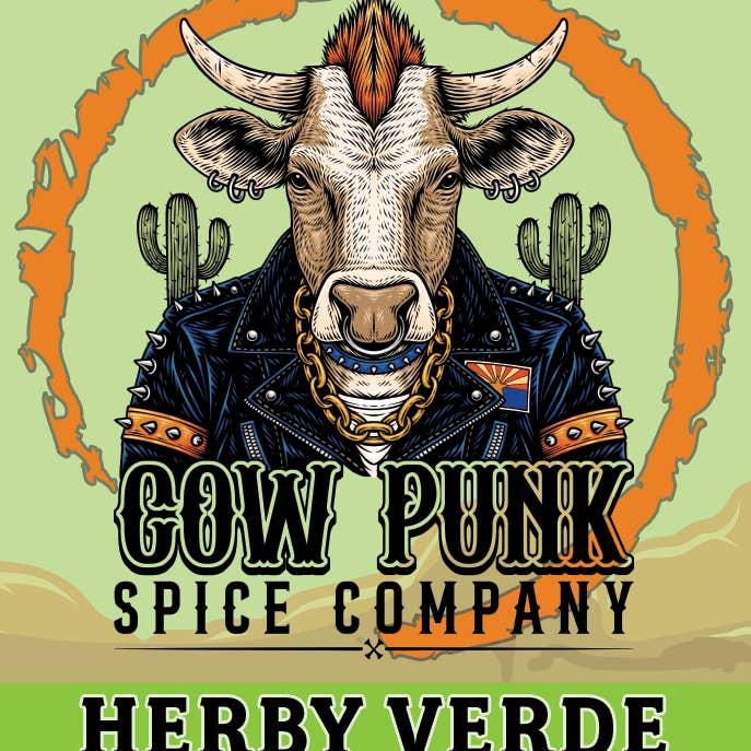 Cow Punk Spice Company - Wholesale Dried Spice Mix - Herby Verde Chile1