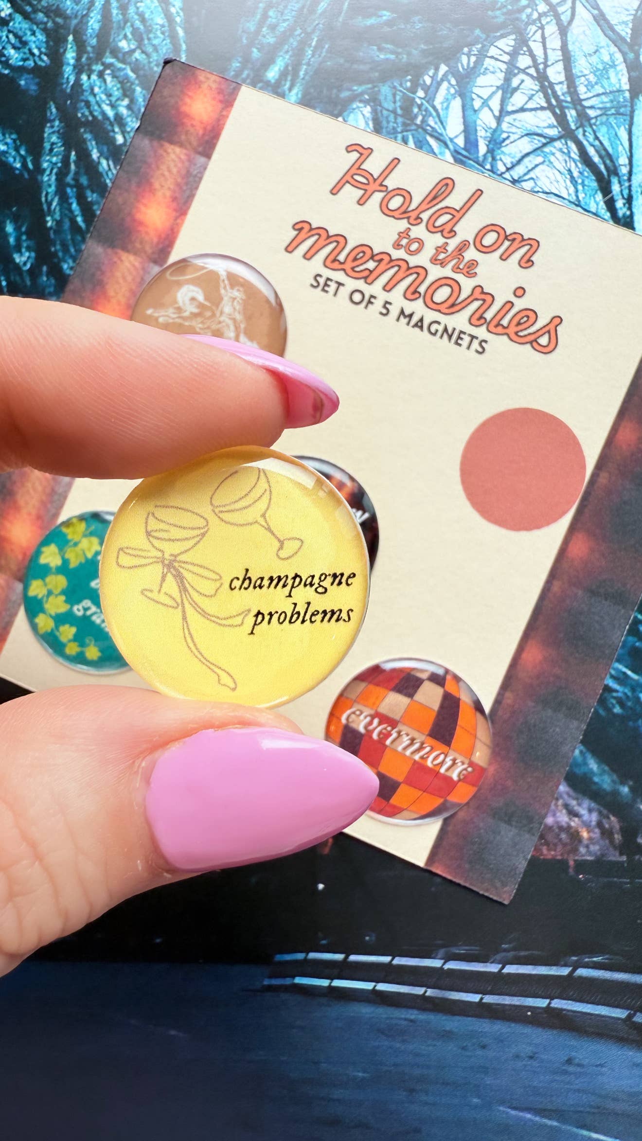 Typo Lettering Co - Wholesale Magneet - Tay Inspired Evermore 5-pack magneten3