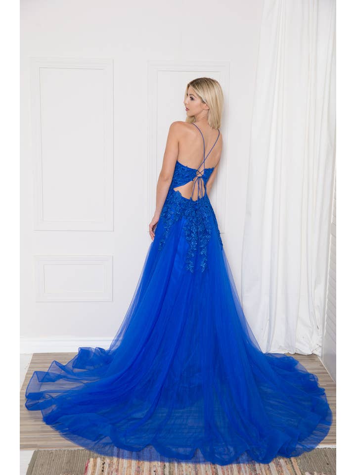 Babyfox Apparel - Wholesale Gown - Women's - A Line Sweep Train Evening Gown