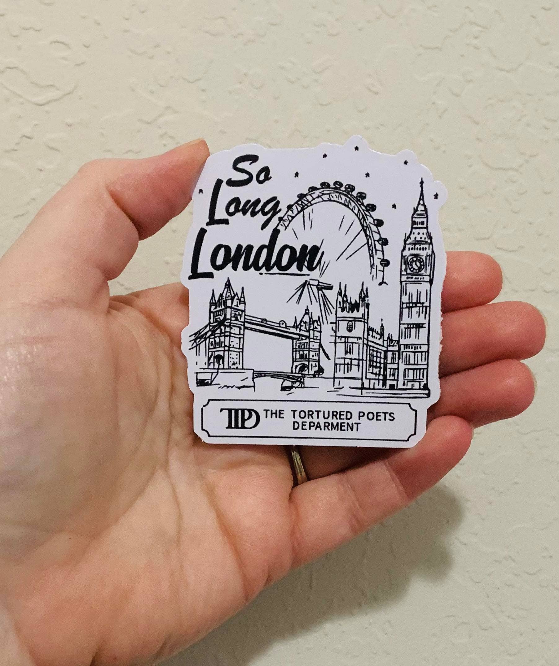 Oily Graphic Creations – Großhandel Aufkleber – So Long -Taylor TTPD Aufkleber/Magnet