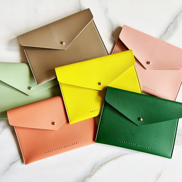 Peace Love Mahjong - Wholesale Card Holder - Women's - Card Clutch12