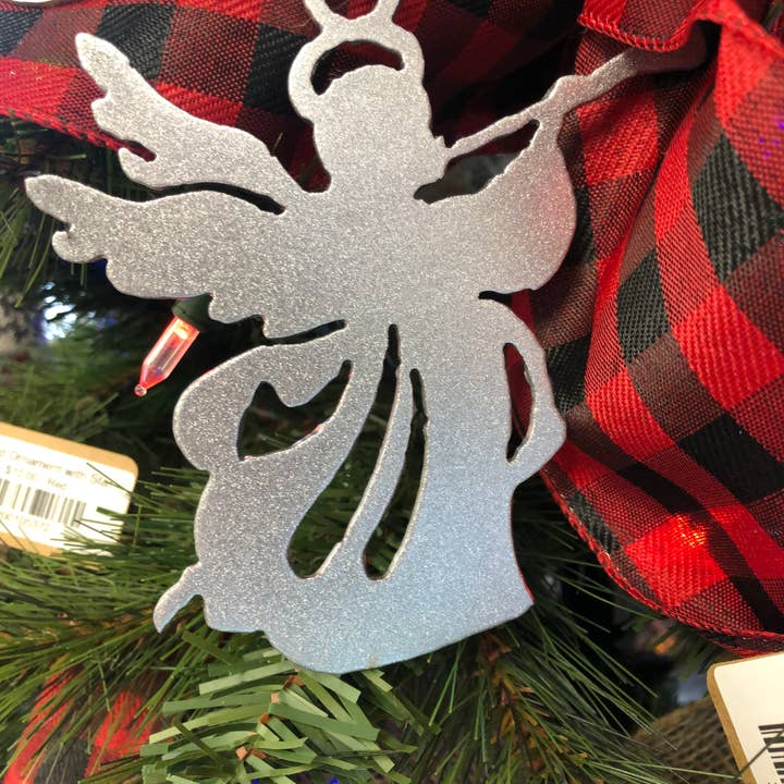 Angel Metal Ornament for wholesale by Steel Grace