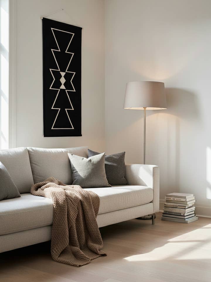 Black Mut Large Wall Hanging for wholesale by Mumo Toronto Inc