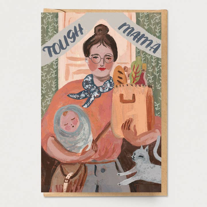 Cartão de Encorajamento da Mamã Resistente por atacado de Ingrid Press