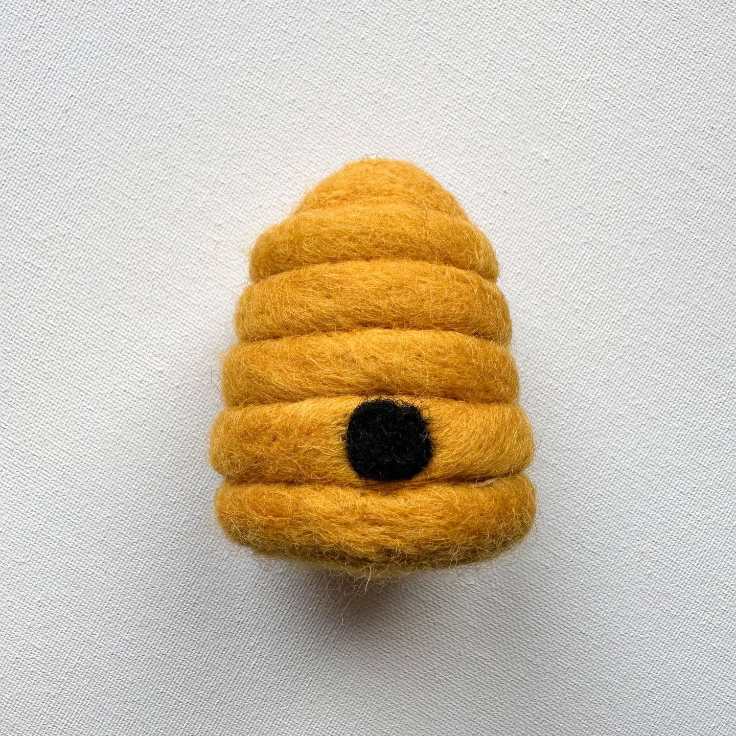Sewing Seeds Play - Wholesale Decorative Tabletop Object - One Felt Beehive (Bees Sold Separately)1