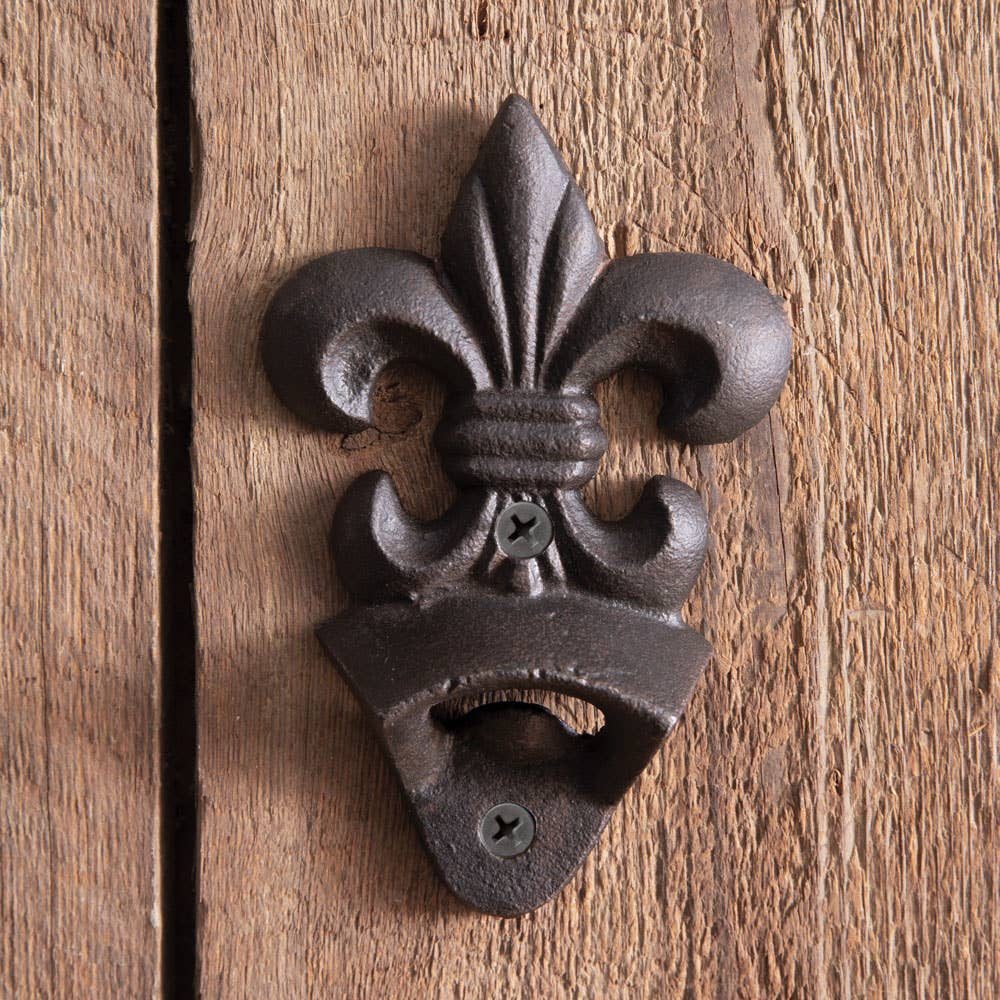 CTW Home Collection - Wholesale Bottle/Wine Opener - Fleur De Lis Wall Mounted Bottle Opener0