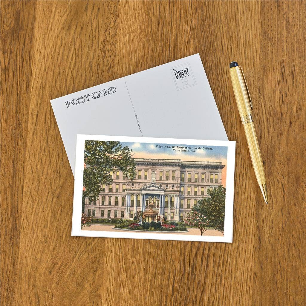 Found Image Press - Vente Cartes postales - Carte postale IN-284 St, Mary of the Woods College, Terre Haute1