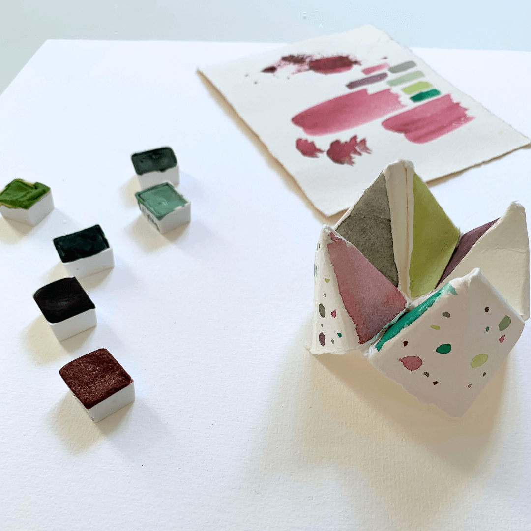 LA NOUVELLE VAGUE COULEURS - Wholesale Watercolor Paint - NEW - Handmade glitter watercolor - Rouge Nord-Pinus5