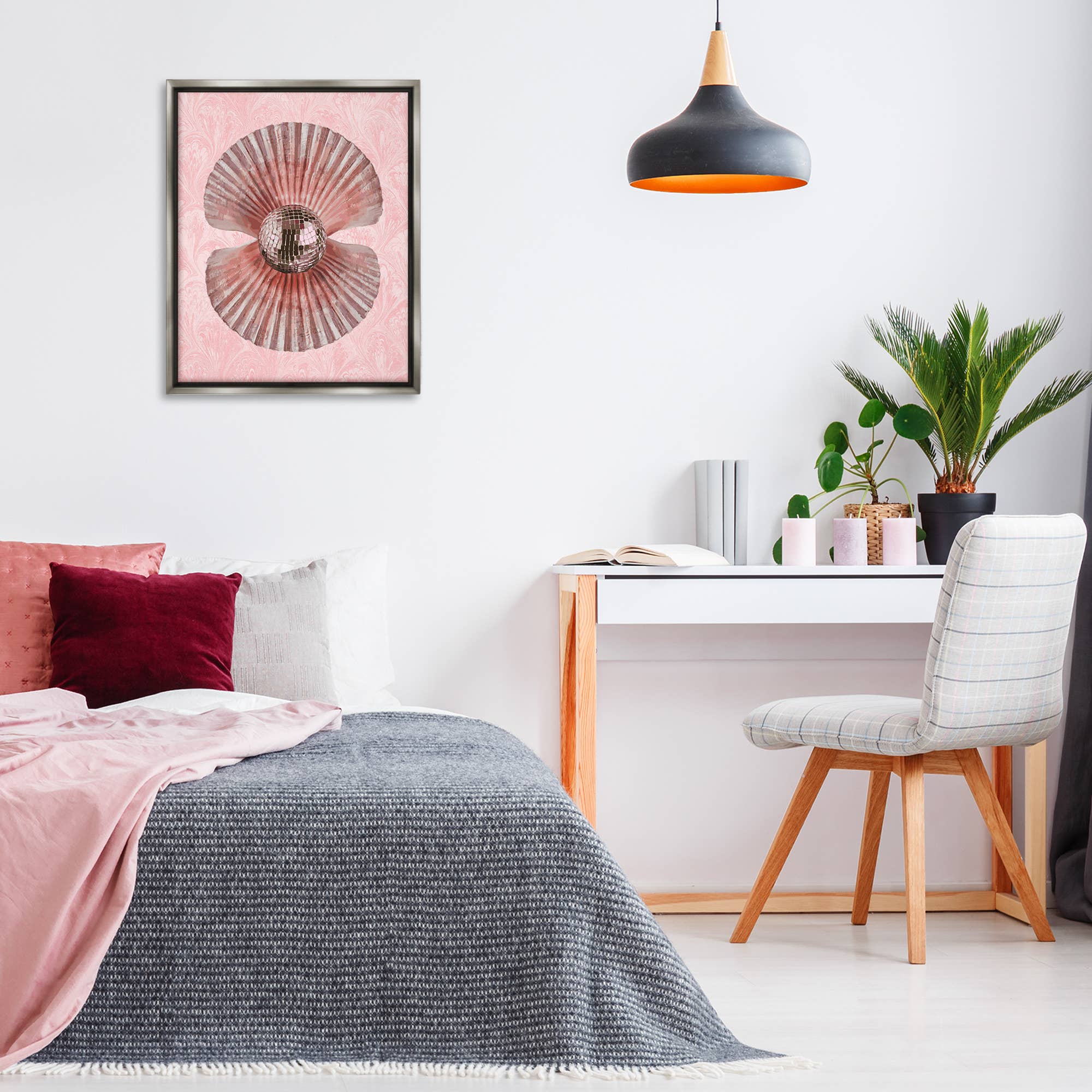 Stupell Industries - Wholesale Wall Sign - Disco Ball Clam Pearl - Framed Wall Art5