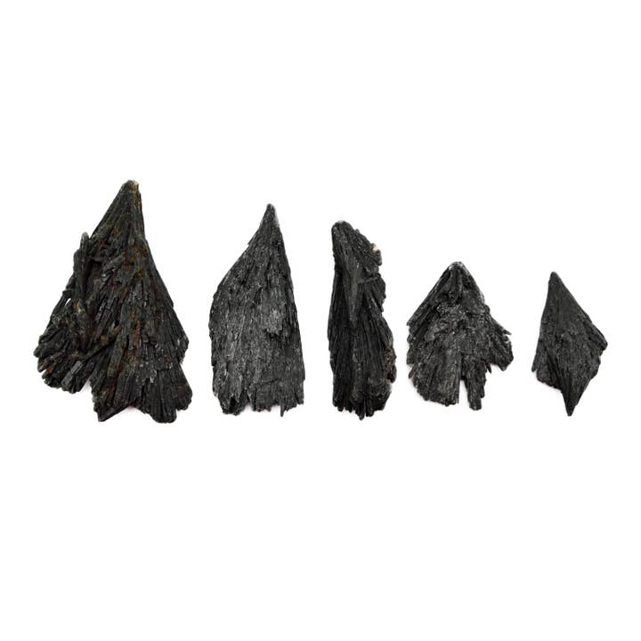 Kaia & Crystals – wholesale Spiritual stone/crystal – Raw Black Kyanite Witch's Broom (15g - 70g)2