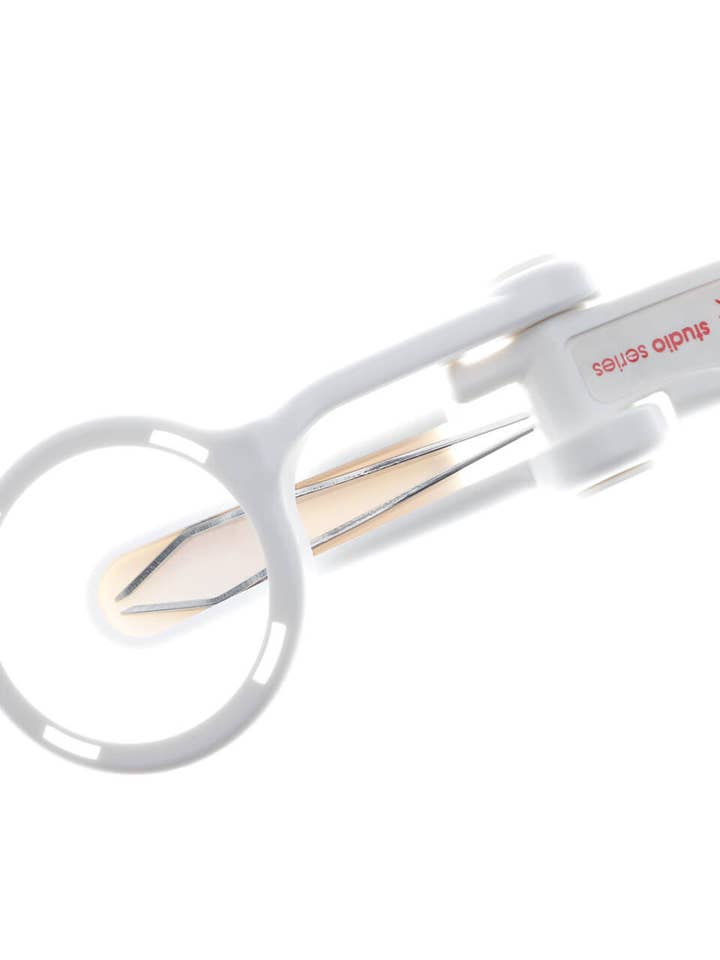 tweezers with magnifying glass SS-508 for wholesale by Seki Edge