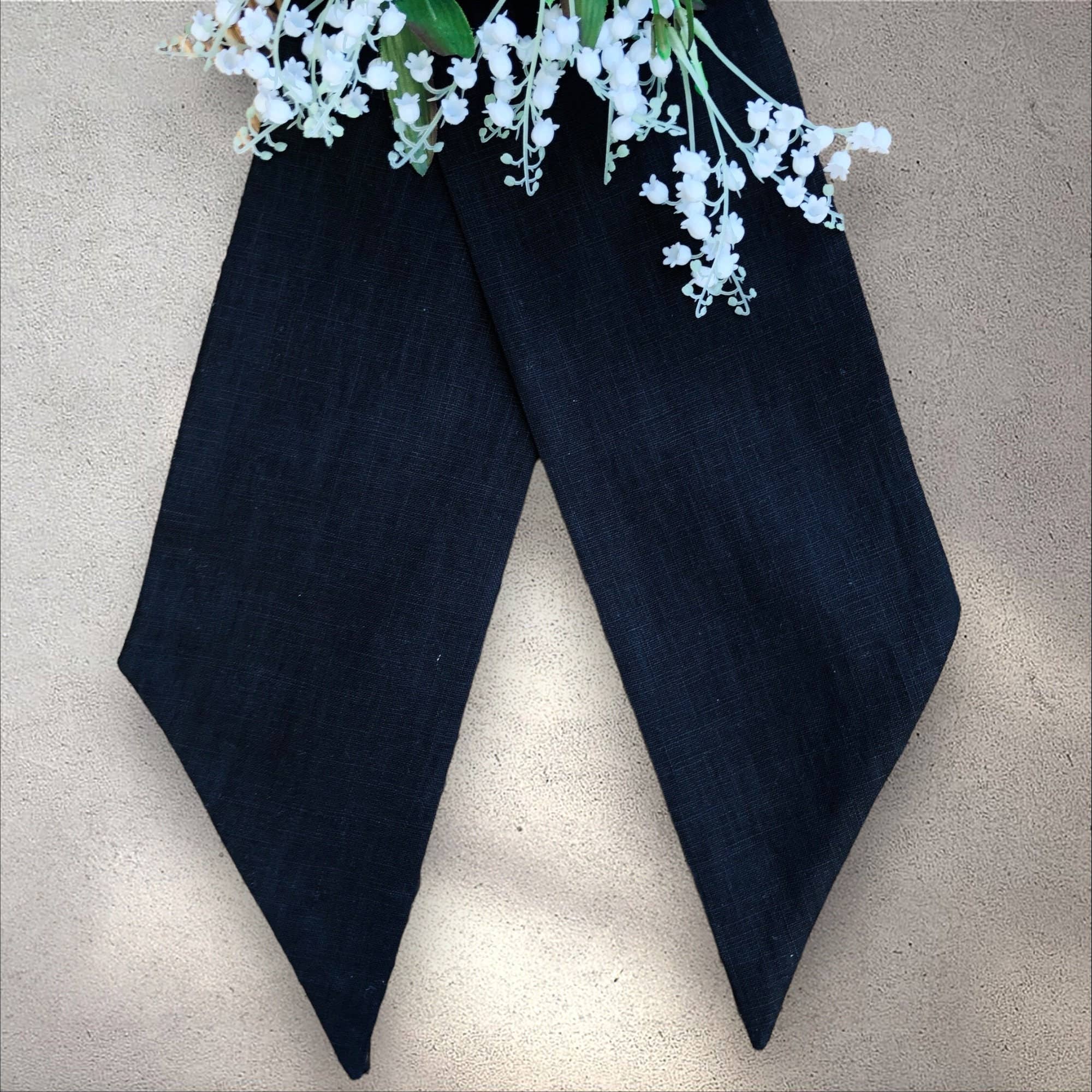 Belle Linen – wholesale Wreath – 100% Premium Quality Linen Blank Wreath Sash6