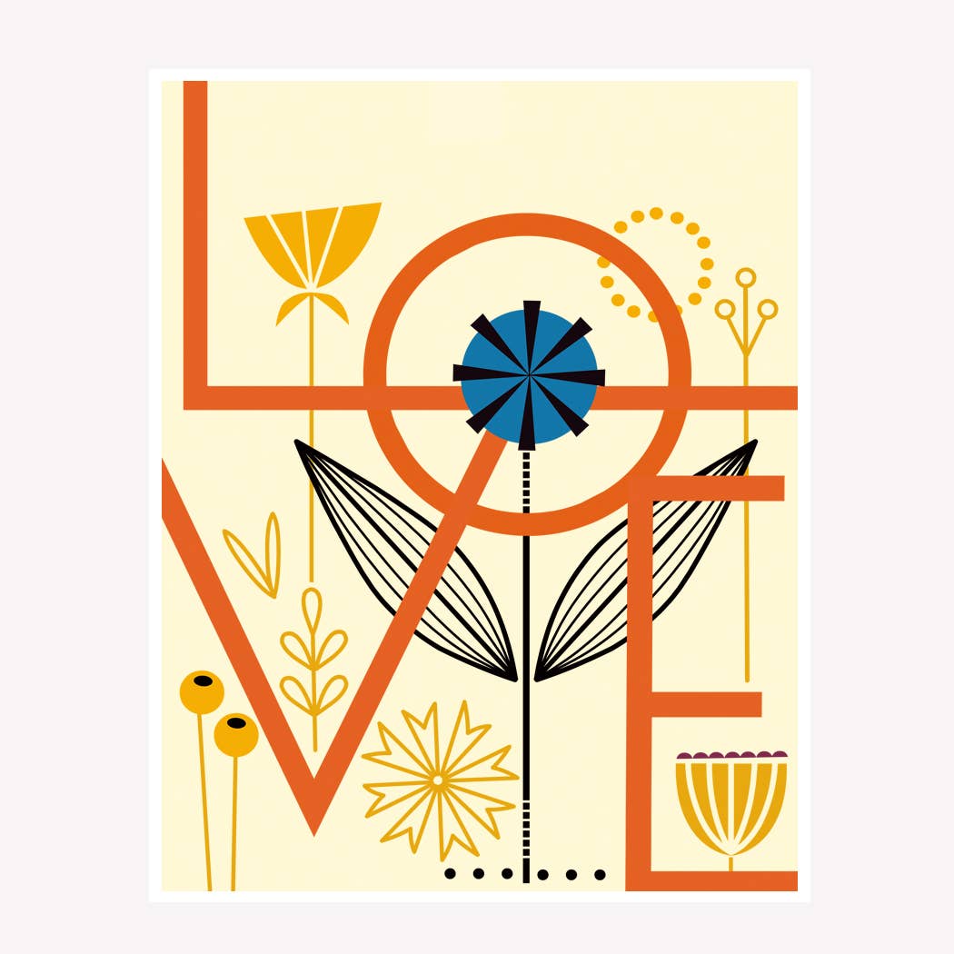 Amber Leaders Designs - Wholesale Art Print - Love Art Print - Light Version1