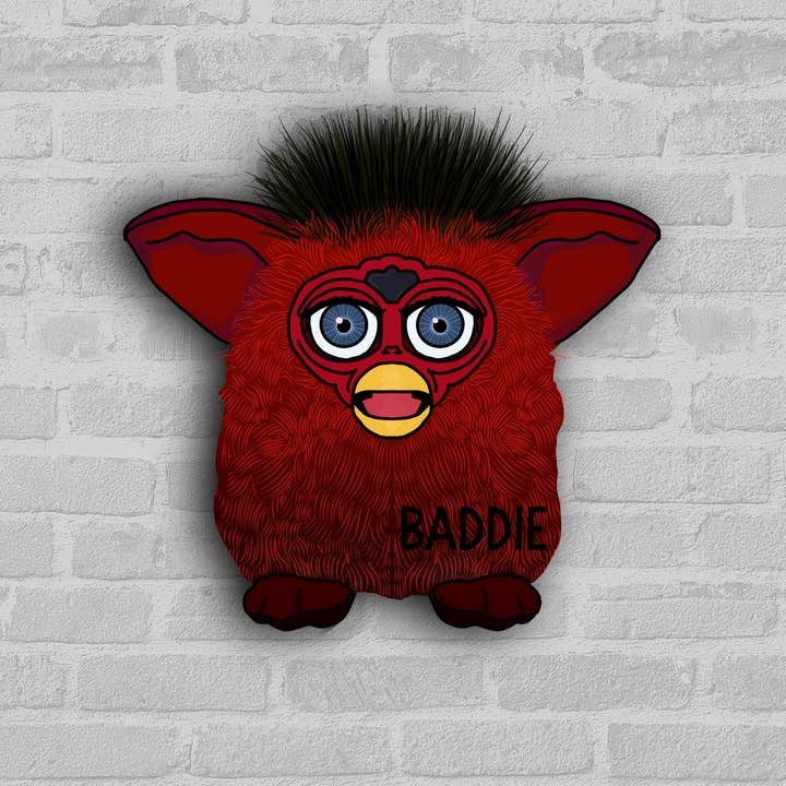 Adesivo Baddie Furby da 3" per la vendita all'ingrosso da parte di the weird emporium