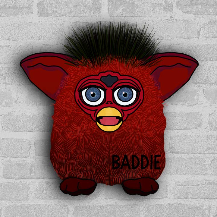 3" Baddie Furby Sticker for wholesale by the weird emporium