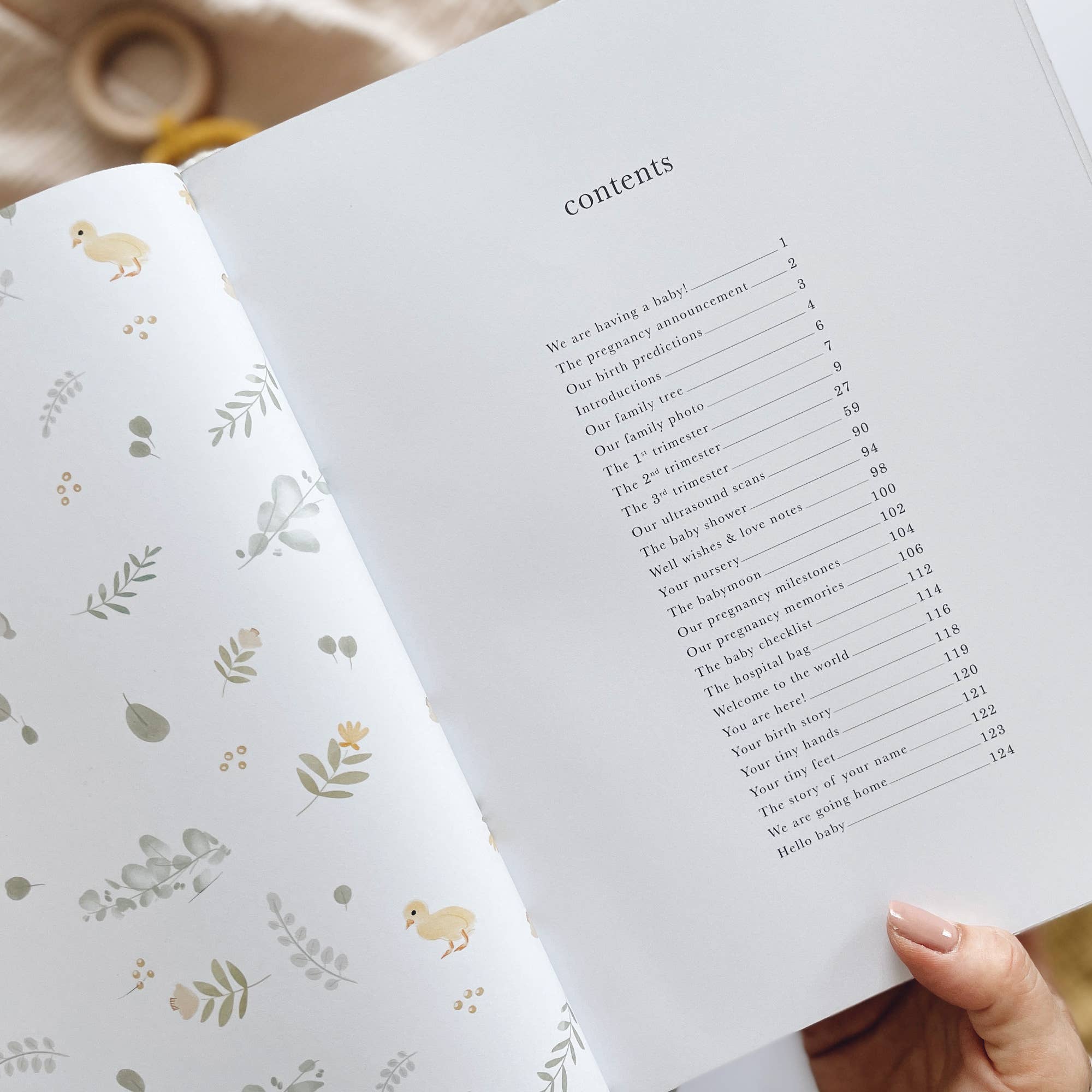 Blush And Gold – wholesale Diary – Maternity – Pregnancy Journal (Animals) expectant mum, parents to be5