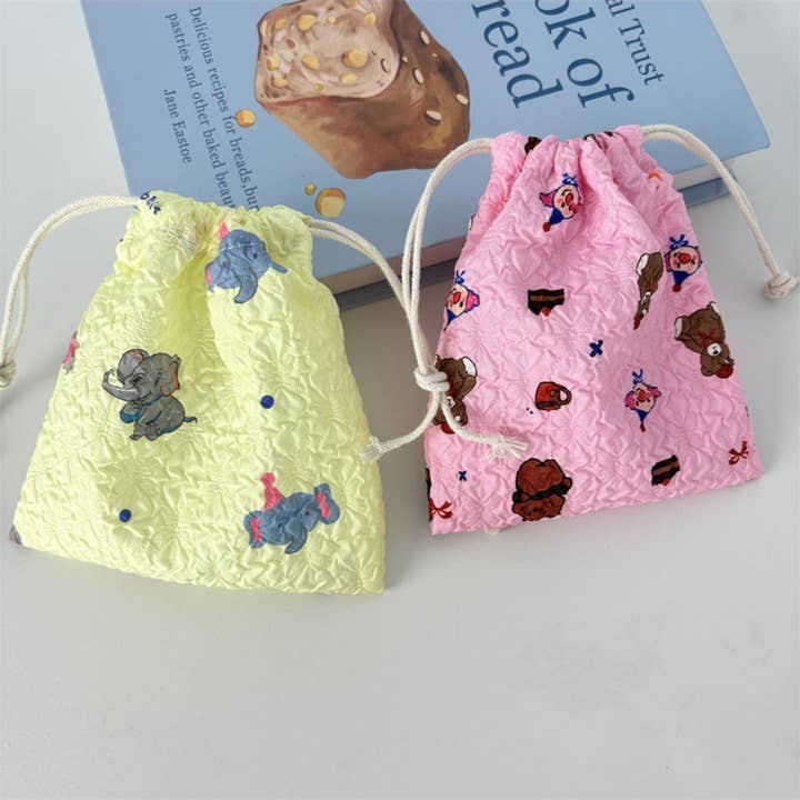 Funkyrel® Atzbranding Limited - Wholesale Drawstring bag – women's - Cosbai – Cartoon Drawstring Mini Storage Bag8