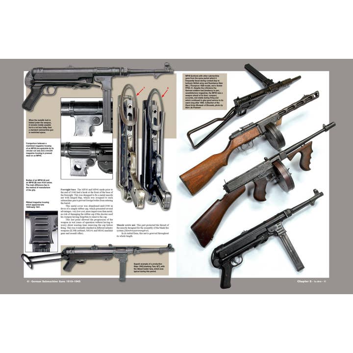 Schiffer Publishing - Wholesale History & Geography - German Submachine Guns, 1918–19455