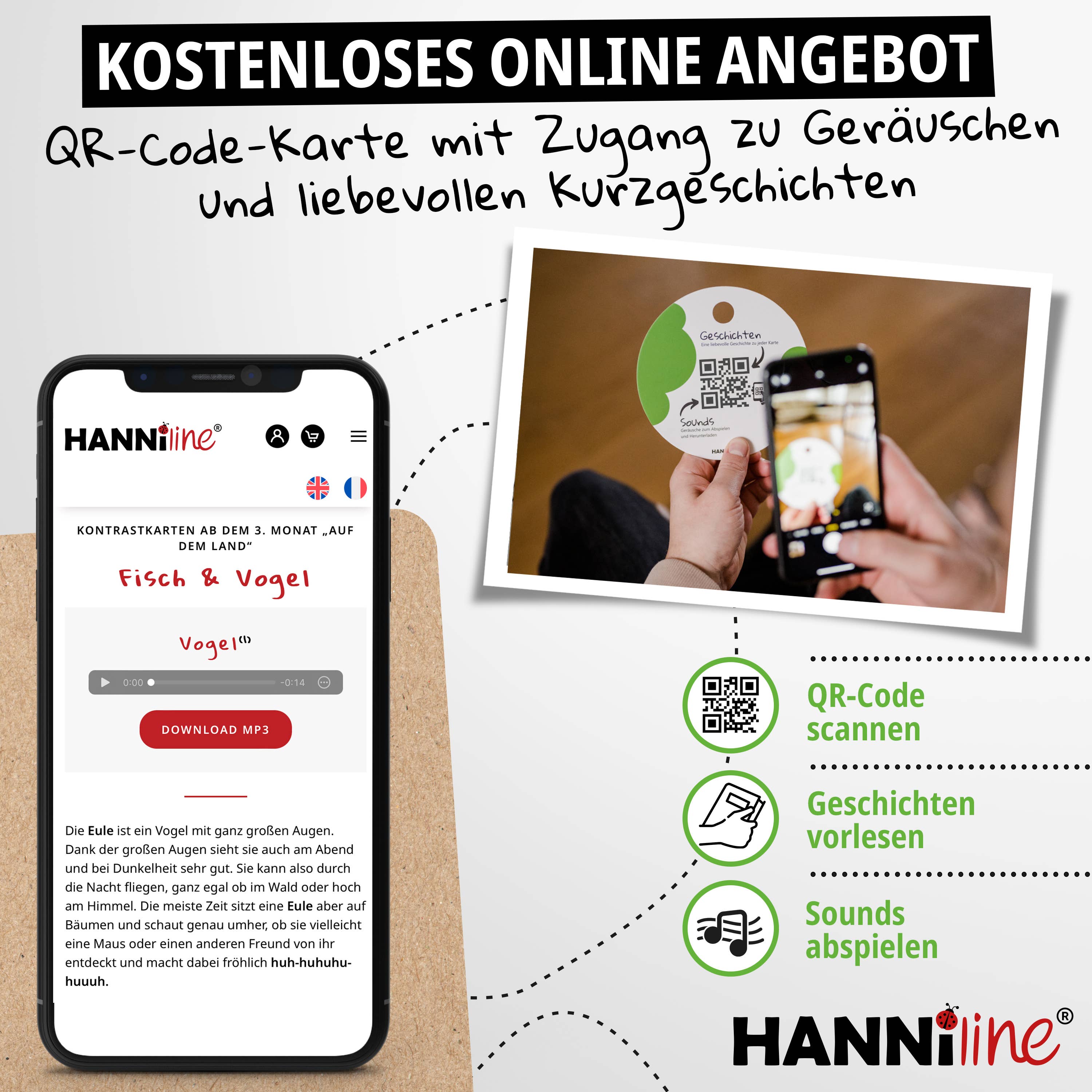 HANNIline - Wholesale Learning Cards - Kids & Baby - Contrast cards from the age of 3 months5