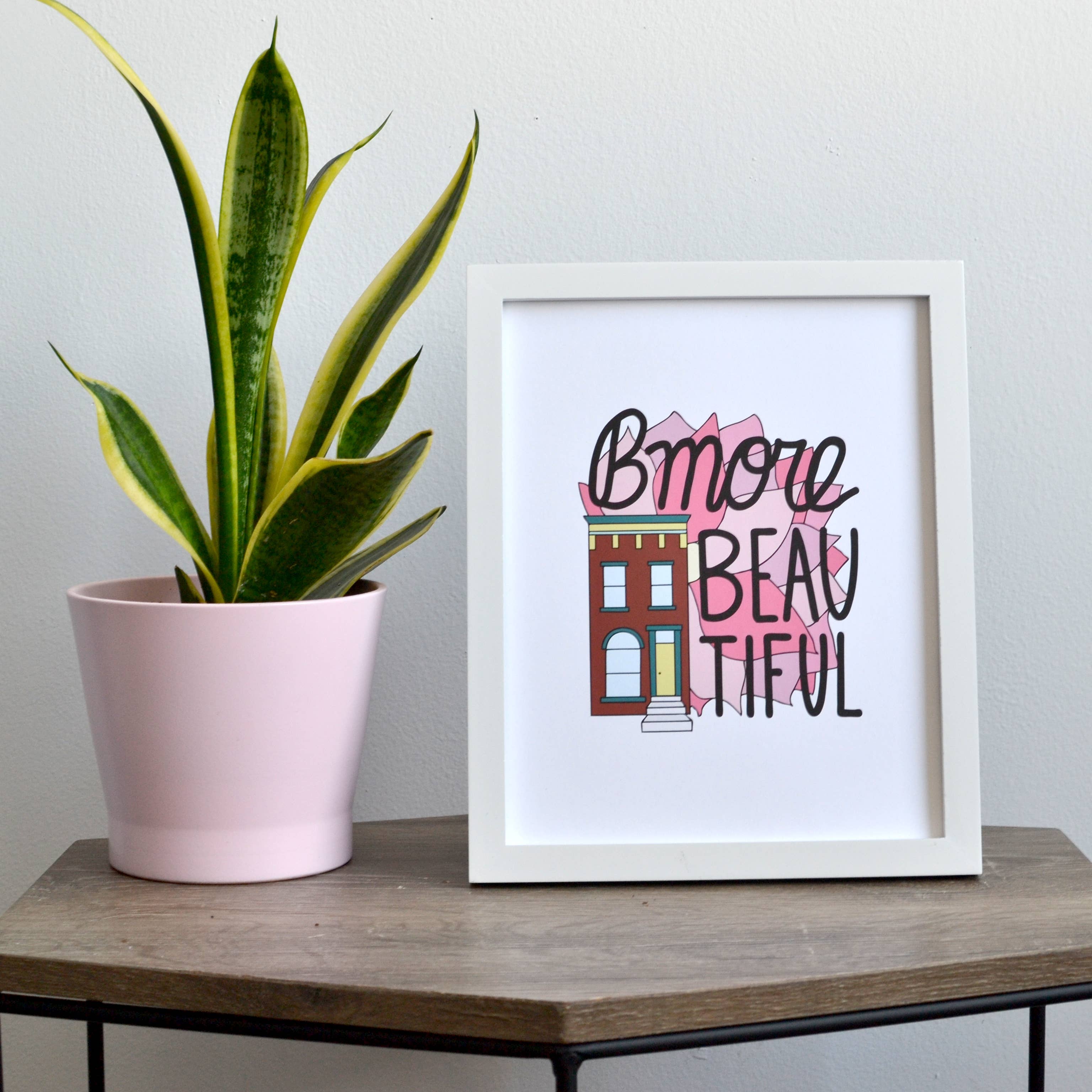 Row House 14 - Wholesale Art Print - Bmore Beautiful 8x10 Illustrated Art Print1