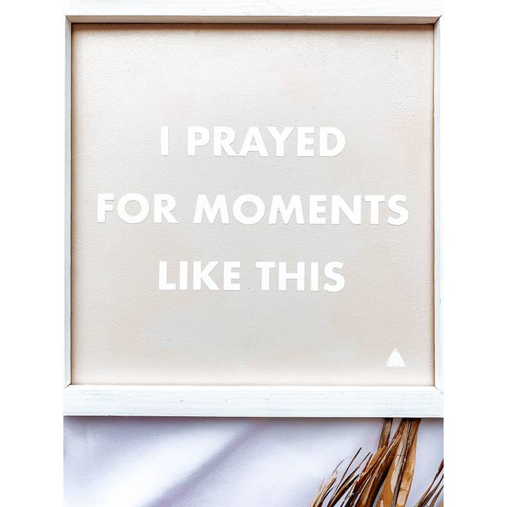 House Of Tri - Venta al por mayor Letreros - Letrero de pared para habitación infantil con decoración neutra, color beige, de Moments Like This3