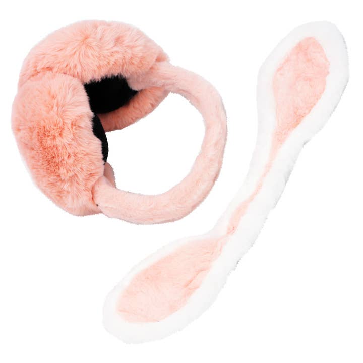 ASSORTED Fluffy Faux Fur Foldable Winter Earmuffs for wholesale on Faire3