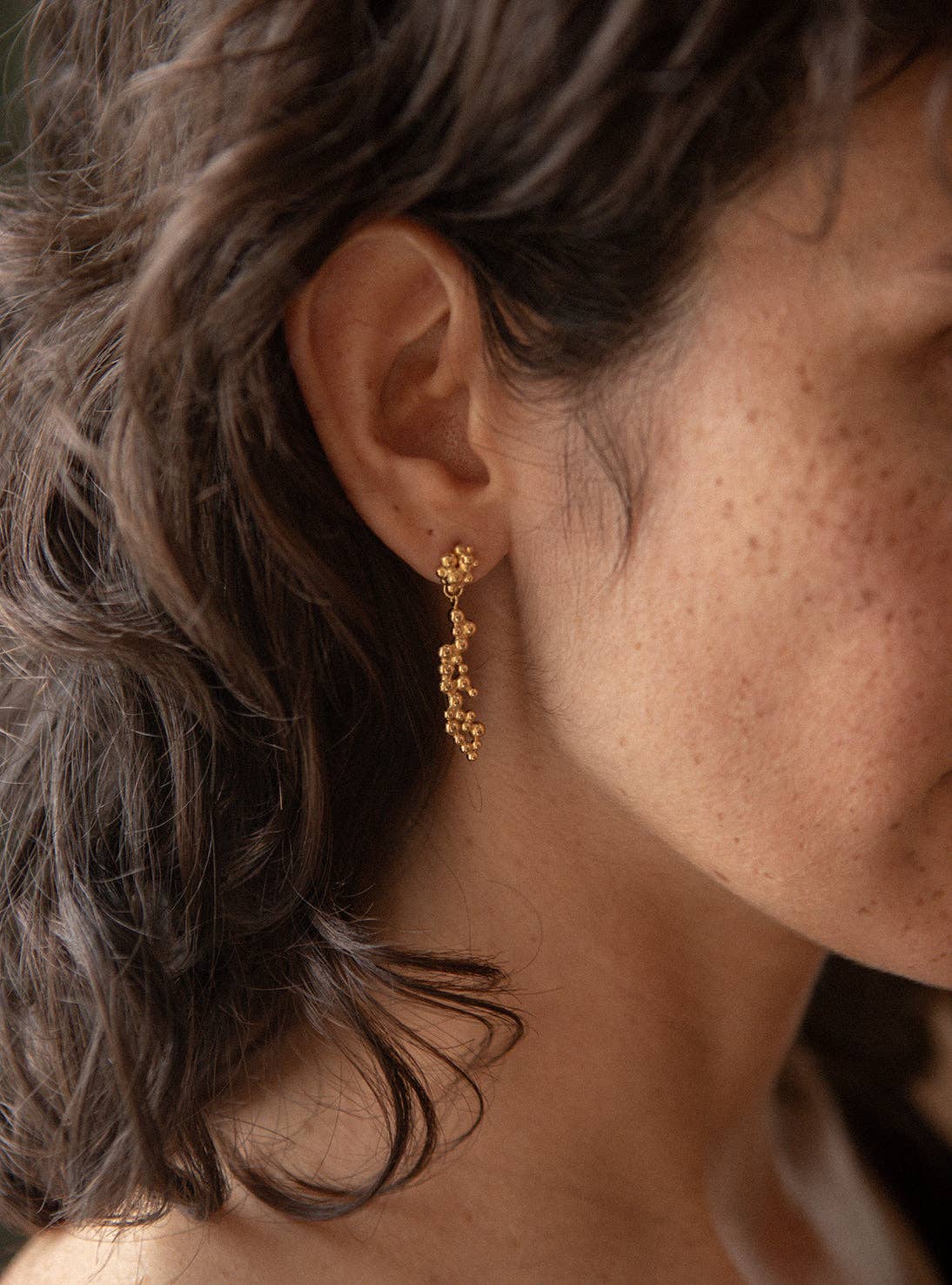 Gold Deia earrings for wholesale on Faire6