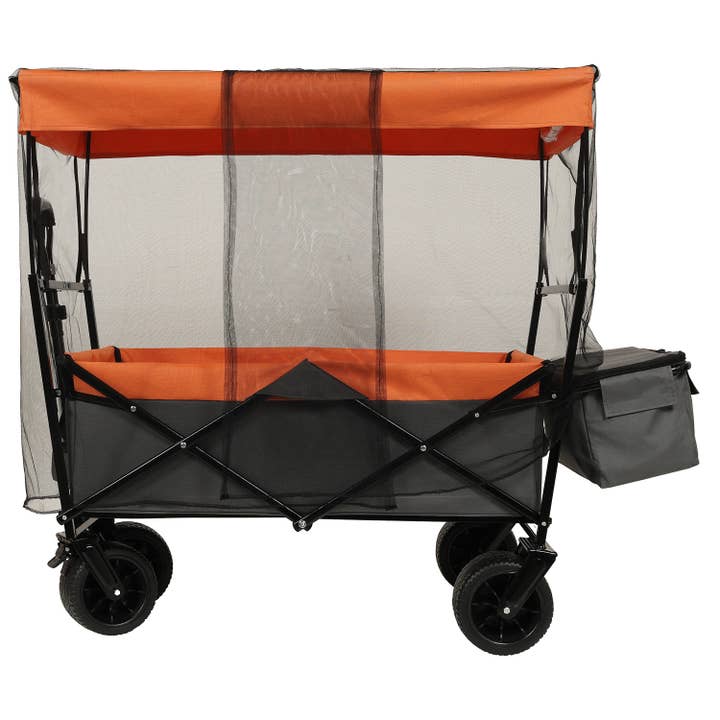 39F Inc. - Wholesale Stroller - Baby - 480Lbs Foldable Wagon with Canopy and All-Terrain Wheels2