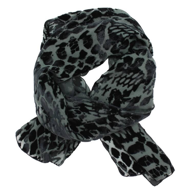 Dana Herbert - Wholesale Scarf - Women's - Burnout Velvet Scarf3