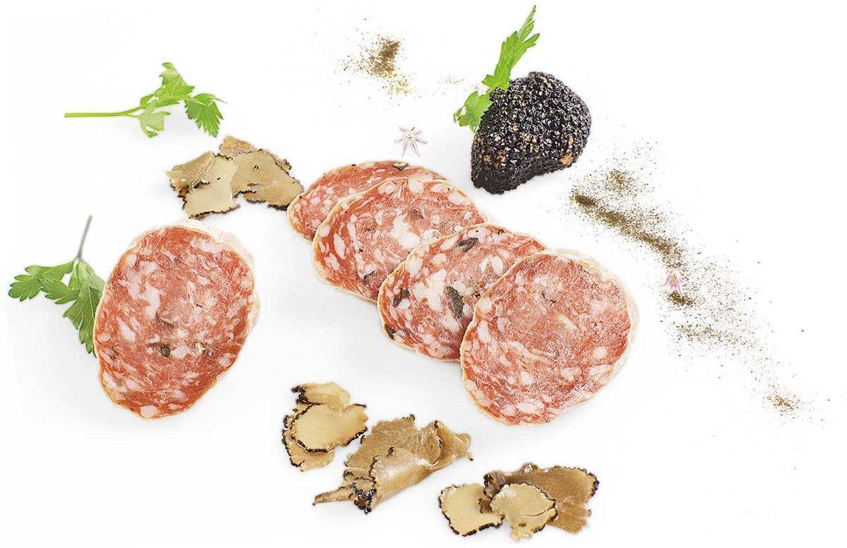 I sapori di una volta s.r.l.s - Wholesale Salami - Naples-like salami with black truffle (Tuber Mesentericum)1