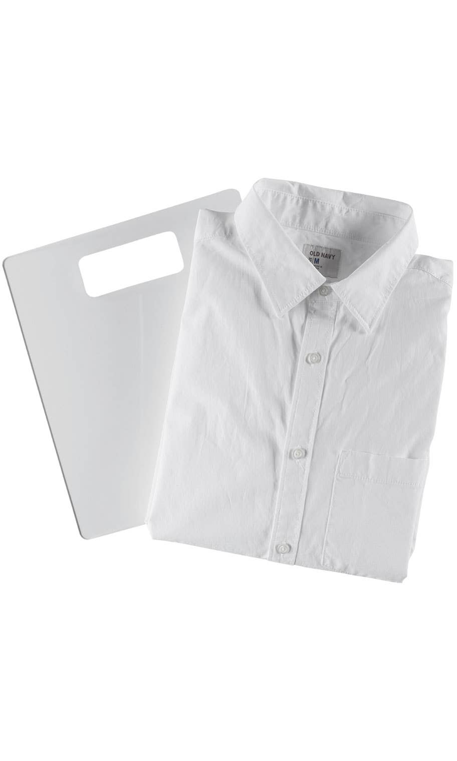 Store Supply Warehouse - Wholesale Retailer Display - Apparel - Acrylic Shirt Folding Board - 10"W x 12"H