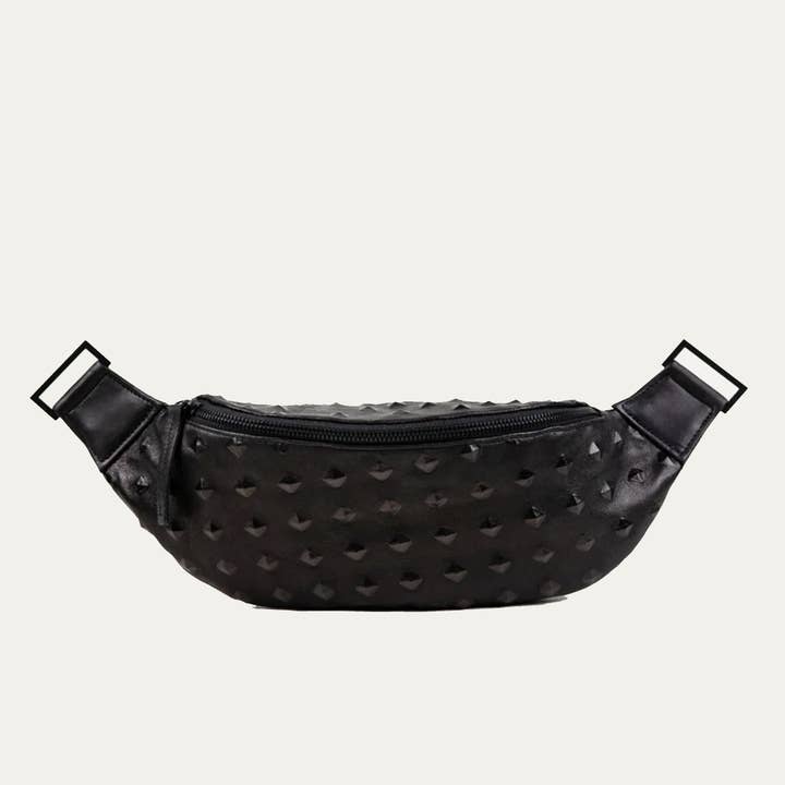 Cher Fanny Pack + Bolsa Crossbody | Hardware Preto+Preto por atacado de Paulyjen