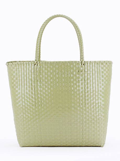 Geëmbosseerde geometrische draagtas voor wholesale door EmberLoom