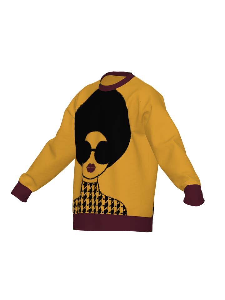 DUA MENKA - Wholesale Knit Sweater - Women's - Angi Diva Knit Sweater - Yellow6