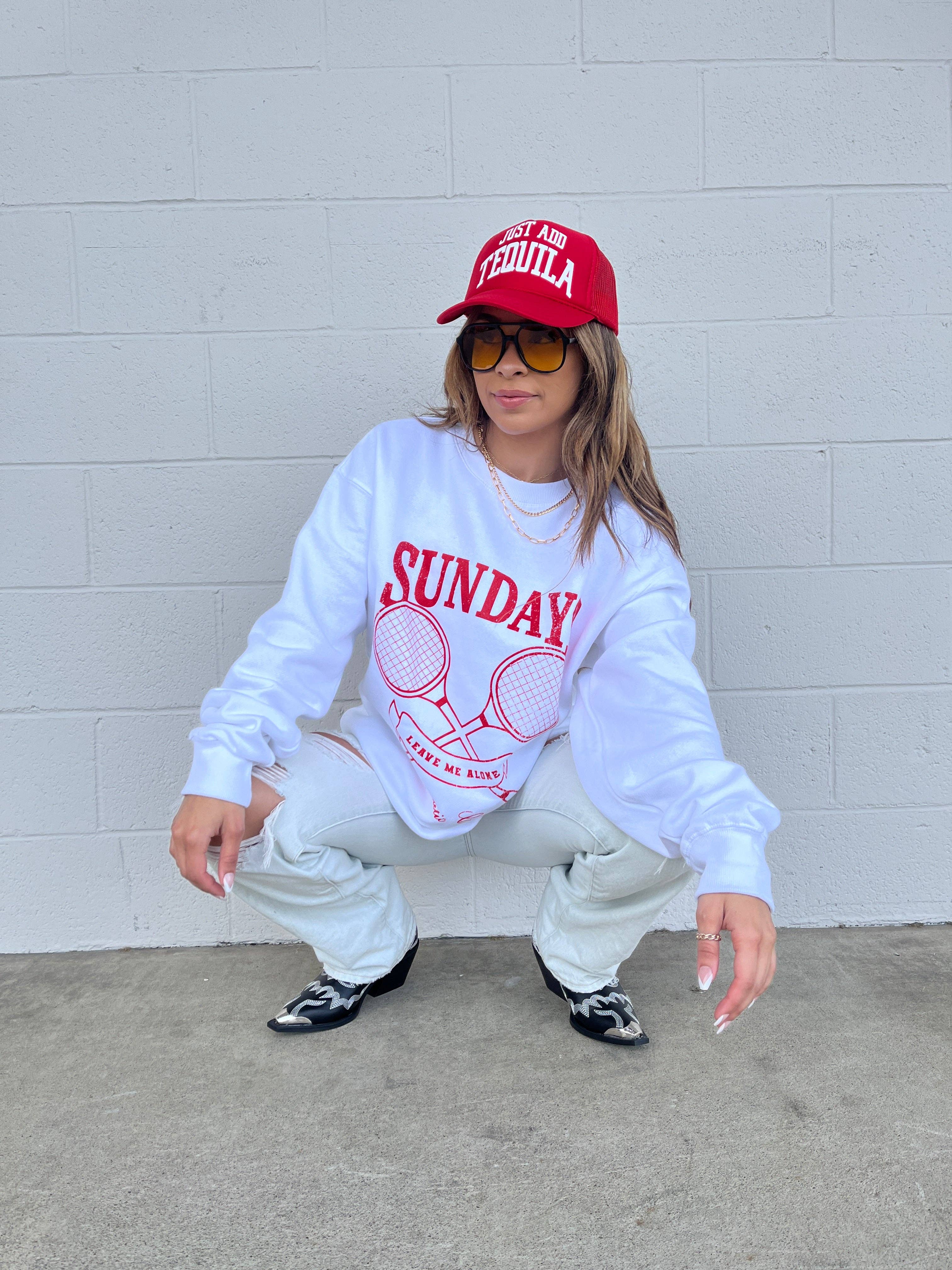 House of Lulu - Vente Casquette de camionneur – femme - Casquette de camionneur rouge Just Add Tequila2