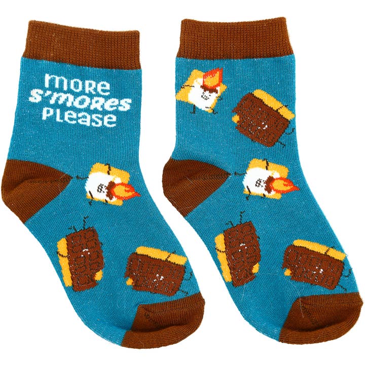 Pavilion - Wholesale Socks - Kids - S'mores - M/L Youth Cotton Blend Crew Socks3