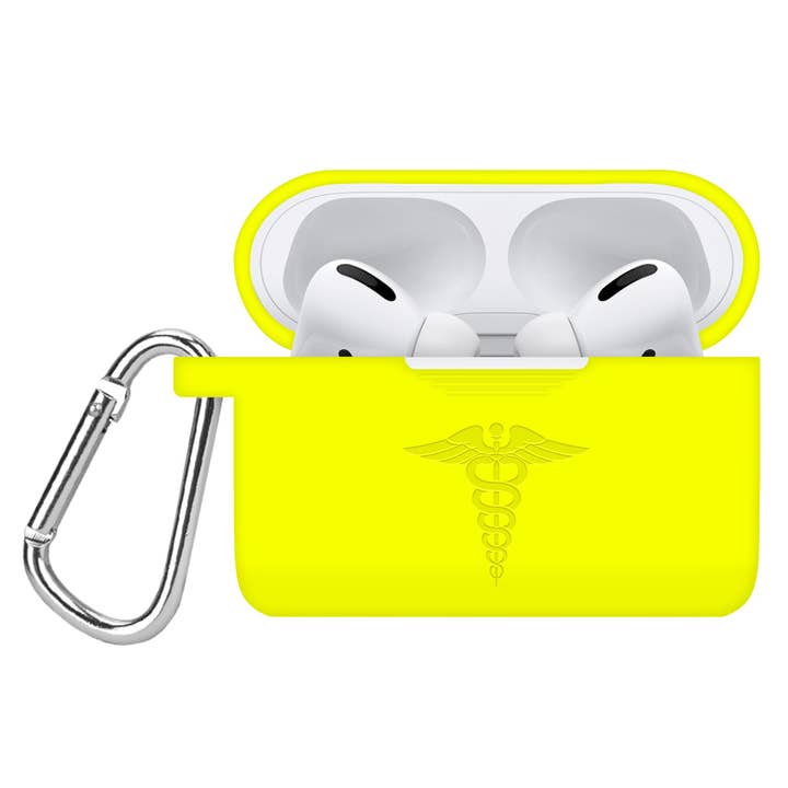 Affinity Bands - Wholesale Earphone/Headphone Case - Unisex - Registered Nurse First Responder Engraved AirPods Pro 1 & 2 Case Cover Neon