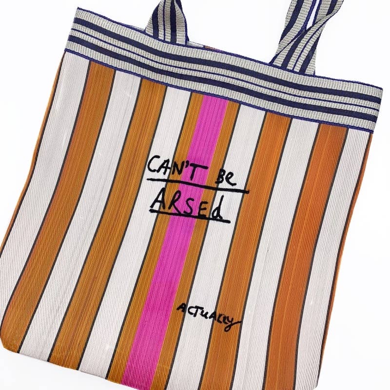 House of Disaster - Wholesale Grocery/Shopping Bag - Small Talk Cant Be Arsed Recycled Shopper5