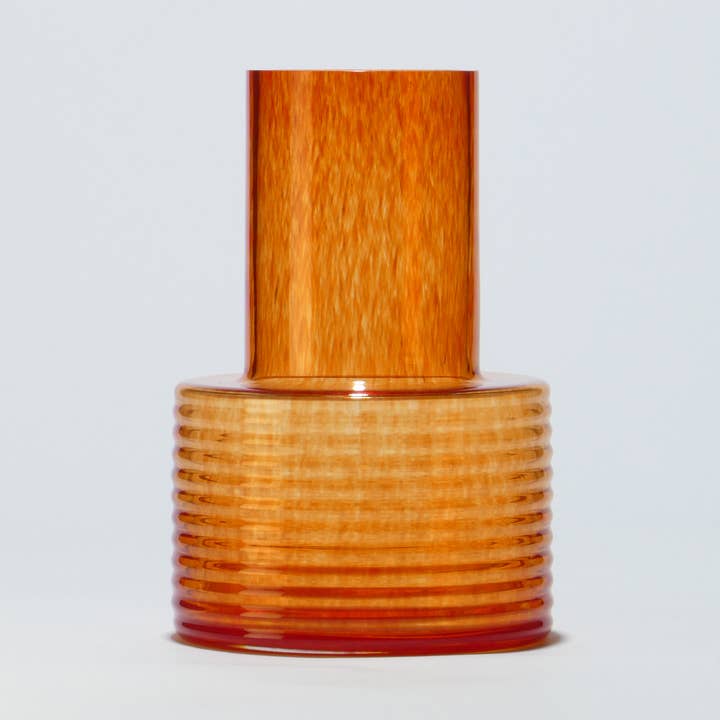 Low Together kande | Kobber-orange for engroshandel hos Glasscor | Hand∙Blown Glass