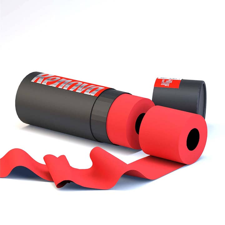 Case of 7 Gift Boxes of 3 Red Toilet Paper Rolls 3-Ply for wholesale by ROLL-LUX