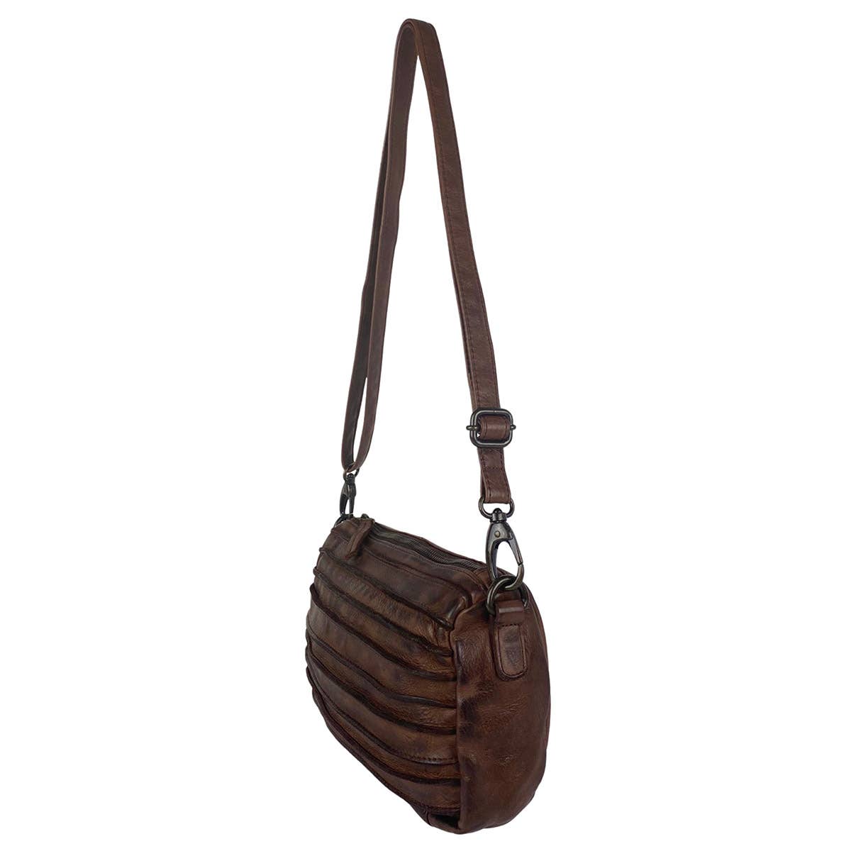Arrigo - Wholesale Crossbody Bag - Women's - Arrigo Ladies Crossbody Shoulder Bag Washed Leather21