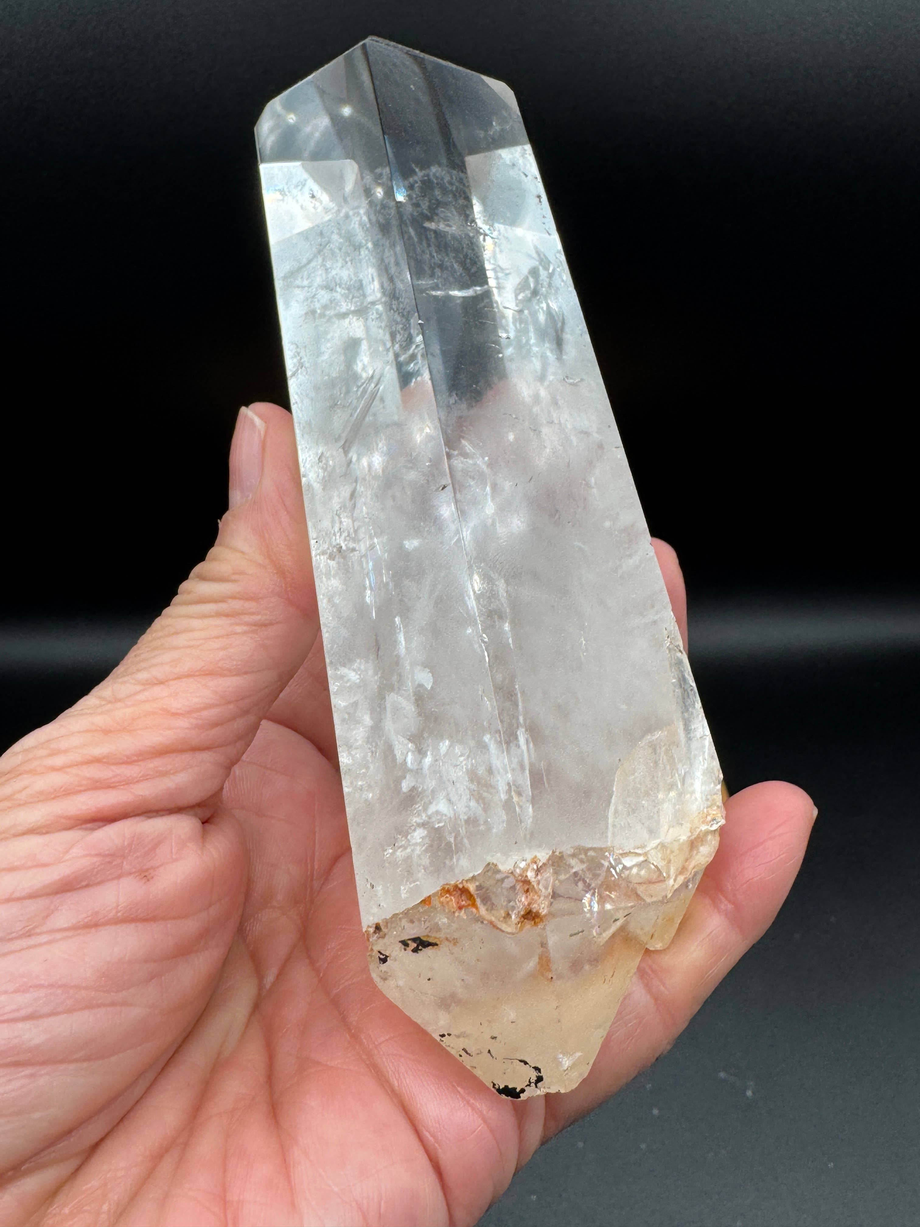 The 7 Directions - Wholesale Spiritual Stone/Crystal - Unique quartz phantom DT on custom stand H28512