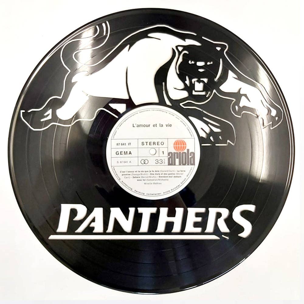 Broken Record - Wholesale Wall Accent - Vinyl Record Art - NRL Panthers0