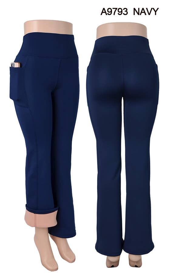 SSImport - Wholesale Pants - Women's - A9793 WINTER FLAIR PANTS FUR LINED W/ POCKETS MIX SIZE 12PCS2