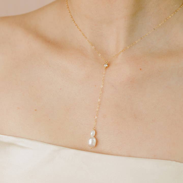 Colar de Pérolas Cosette por atacado de Wander + Lust Jewelry