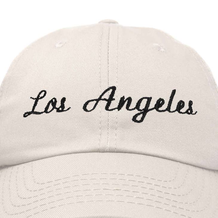 Wholesale DALIX Los Angeles Baseball Cap Mens Womens Hats LA for your store  - Faire