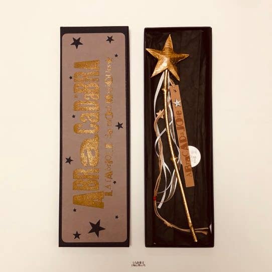 Baguette Magique Vraiment Magique Vintage & or pour la vente par La fabrique de MOTS MAGIQUES