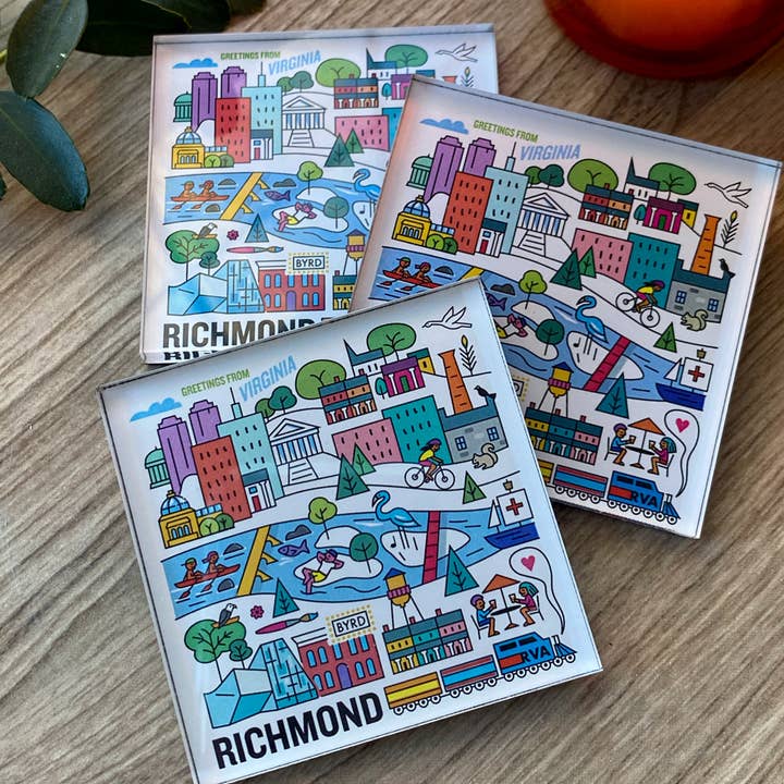 Flourish Creative - Wholesale Magnet - Richmond, Virginia Magnet0